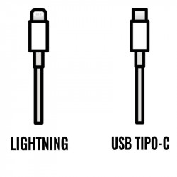 Cable de carga apple de...