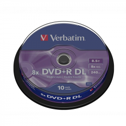 Dvd+r doble capa verbatim...