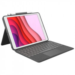 Funda con teclado logitech...