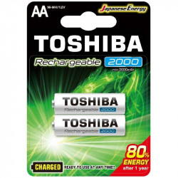 Pack de 2 pilas aa toshiba...