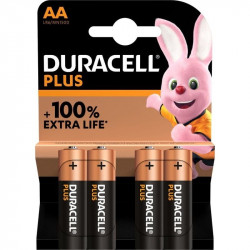 Pack de 4 pilas aa duracell...