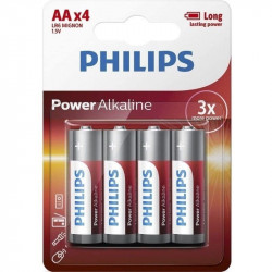Pack de 4 pilas aa philips...
