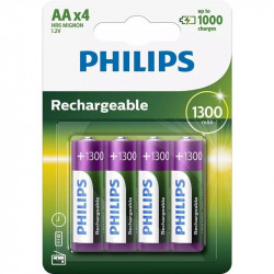 Pack de 4 pilas aa philips...