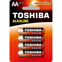 Pack de 4 pilas aa toshiba...