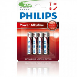Pack de 4 pilas aaa philips...