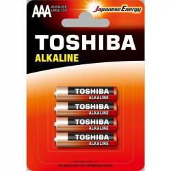Pack de 4 pilas aaa toshiba...