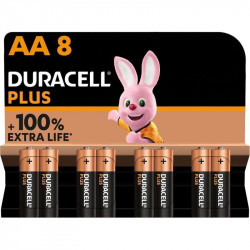 Pack de 8 pilas aa duracell...