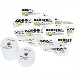 Rollo papel térmico kores...