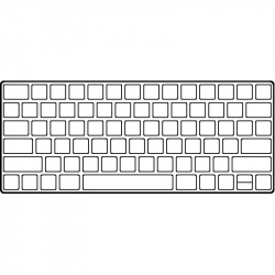Teclado inalámbrico apple...